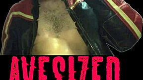 While the rain pours outside, I happily masturbate in the bathroom with my big cock