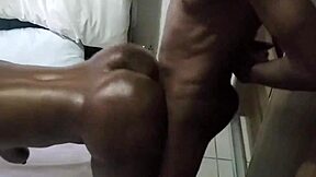 Roughly destroyed her tight, wet pussy in this homemade session