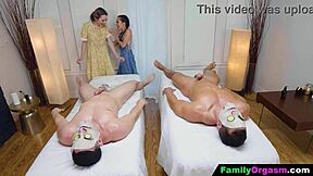 Stepdaughters Massage Stepdads' Cocks?