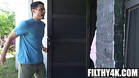 Teaming up with stepmom Leo Valentino