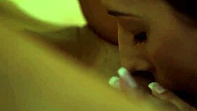 Sensual Czech Girl Licks Wet Pussies In Public