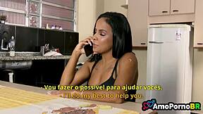 She tried to resolve her half-brother's issue with his girlfriend in a sexy way.