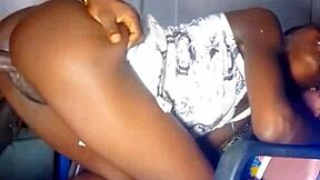 Hard Fuck For Little African Teen Slut In Bent Over Position!