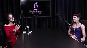 Annie Clementine records outdoor group sex