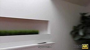 Blonde stops fighting with boyfriend for stranger's money