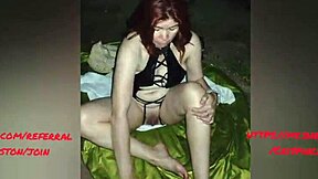 I casually fucked my neighbor's wife in the backyard under the night sky