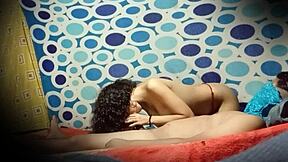 uh, caught my hot Mexican prof on hidden cam, total nympho!