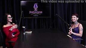 Annie Clementine records outdoor group sex