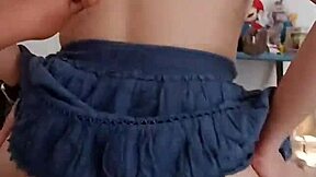 I love getting fucked under my skirt until it hurts 😍