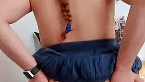 I love getting fucked under my skirt until it hurts 😍