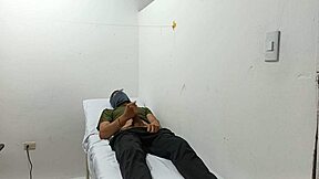 KINKY DOCTOR MASTURBATES HIS COCK IN THE OFFICE