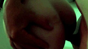 Girlfriend's ass slapped during sexy fuck with natural tits