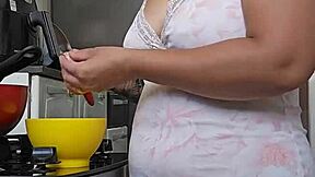 Pregnant Woman Showing Off Her Body!