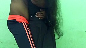 Horny Indian Girl With Big Ass Gets Fucked Hard In School Skirt By Her Boyfriend. Tight Pussy And Assfucking In College.