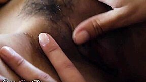 When girls play, they lick each other's pussies and kiss their small tits in this lesbian first time