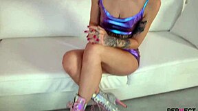 Tabitha Poison Enjoys Double Penetration In Interracial Threesome