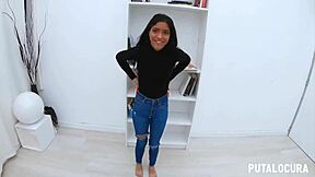 Kali gets huge cock creampie