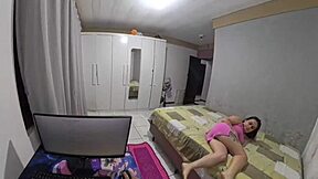 Housewife pays technician with her ass while husband is away