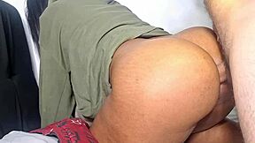 Mexican Teen 18+ Offers Big Ass for Gaping Anal Doggy Style