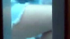 POV stepbrother spies in bathroom, then bangs with Italian dirty talk