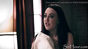 horny teen punished by girlfriends, tribbing and fucking in garage