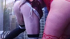 Brunette With Big Ass Dominates Hot Student In Anal