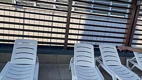 filming wild vacation with intense teen 18+ spanking outdoors