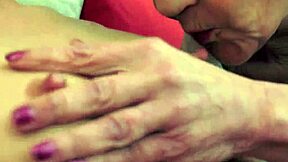 Granny with Hairy Pussy Gets Oral from Teen 18+