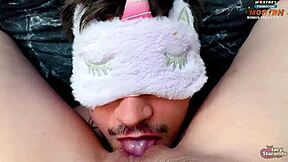 Future mistress rides face wetly