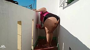 Neighbor In Short Clothes For Creampie