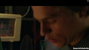 lizzy caplan stars in frankie boom 2013 with topless scenes.