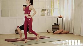 Yoga session with Alyssa Bounty and Nikki Nuttz