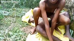 ebony petite teen's ass is explored by areaboy in intense doggystyle encounter