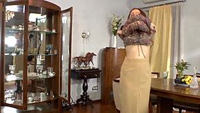 Look At That Bush! Busty Redhead Shows Off!