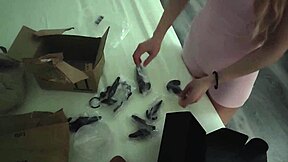 la polla de mi novio vs un coño de juguete y mi boca 😈