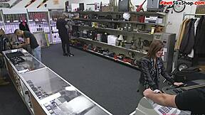 Petite brunette does ass lick before getting fucked doggy