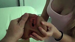 la polla de mi novio vs un coño de juguete y mi boca 😈