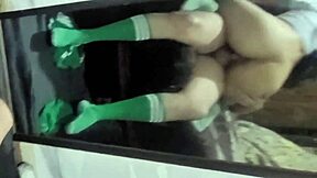 young mexican student fucks friend hard in mirror