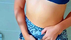 tanned latinas shower after beach