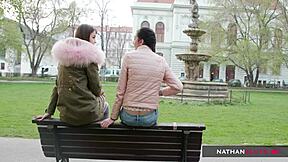 petite czech student cindy shines in public scene - 4k teaser