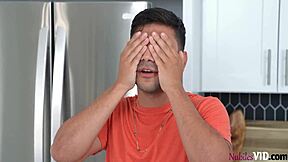 Horny Babe Hides For Sex And Gets Creampie