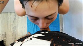 Lisa's extreme sloppy deepthroat facefucking