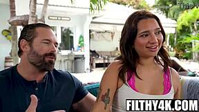 Wild stepdaughter handles both Joey and Kiana