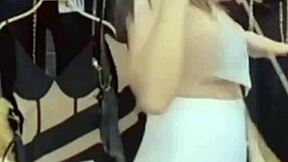 big tits teen shows off sexy curves for wild fun