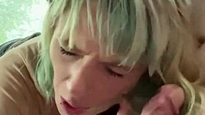 Does This Real Hooker Love Sucking Cock In The Car Backseat And Swallowing Every Drop?