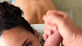 I swallow every drop brunette nasty latina deepthroat pov