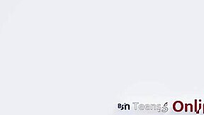 two british teens making each other cum with strapon and foreplay.