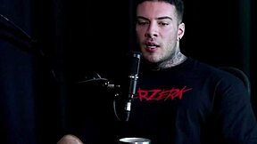 Watching sheer red moments during the swing cast massage