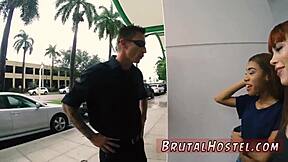 Teen 18+ feels extreme domination in bondage