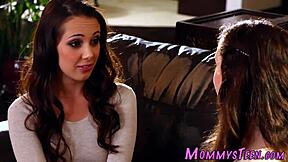 pretty teen 18+ scissoring with milf in taboo fun